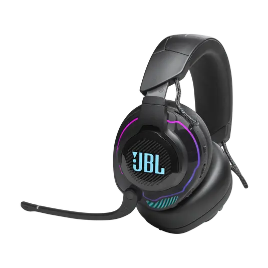AUDIFONO JBL QUANTUM 100 PARA GAMING AUXILIAR 3.5MM COLOR BLANCO CON AZUL AUDIF-JBL-Q10BA