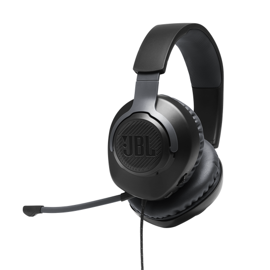 AUDIFONOS JBL QUANTUM 100 PARA GAMING NEGRO AUX 3.5MM AUDIF-JBL-Q100N