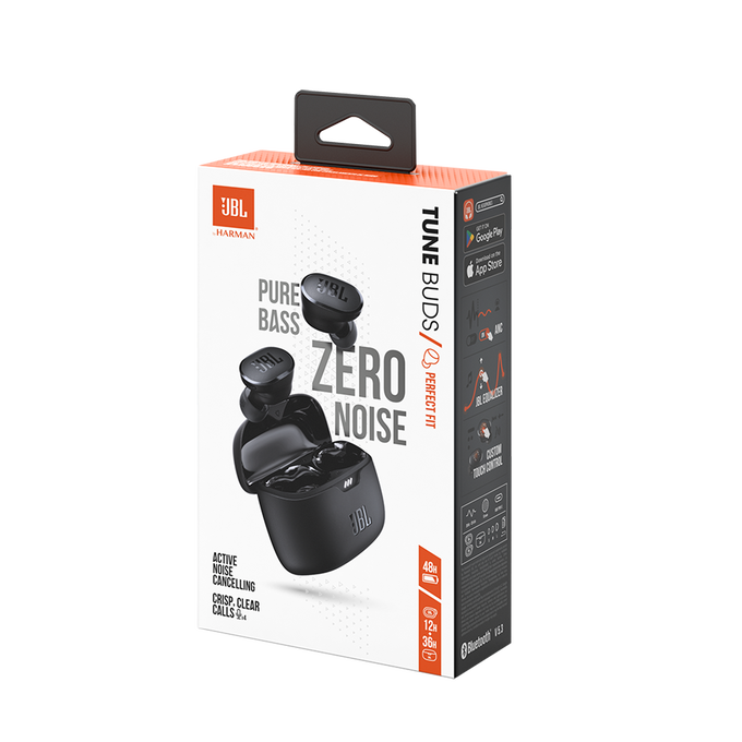AUDIFONO JBL TUNE BUDS TWS BLUETOOTH ACTIVE NOISE CANCELING NEGRO AUDF-JBL-TNBDN