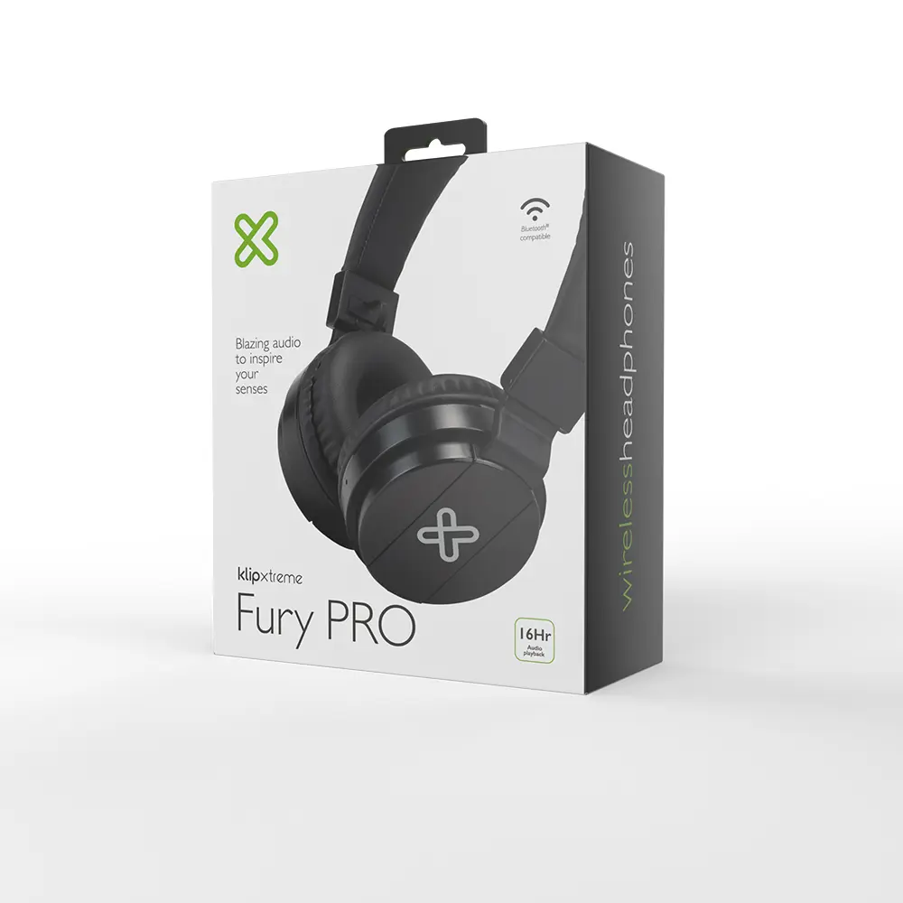 AUDIFONO HEADPHONES WLS BT ON EAR 16HRS BLUETOOTH NEGRO KWH001BK