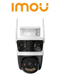 CÁMARA CRUISER TRIPLE 11MP 7 2 LENTES DE 3MP Y UNO DE 5MP, FULLCOLOR CON SIRENA IPC-S7UN-11M0WED