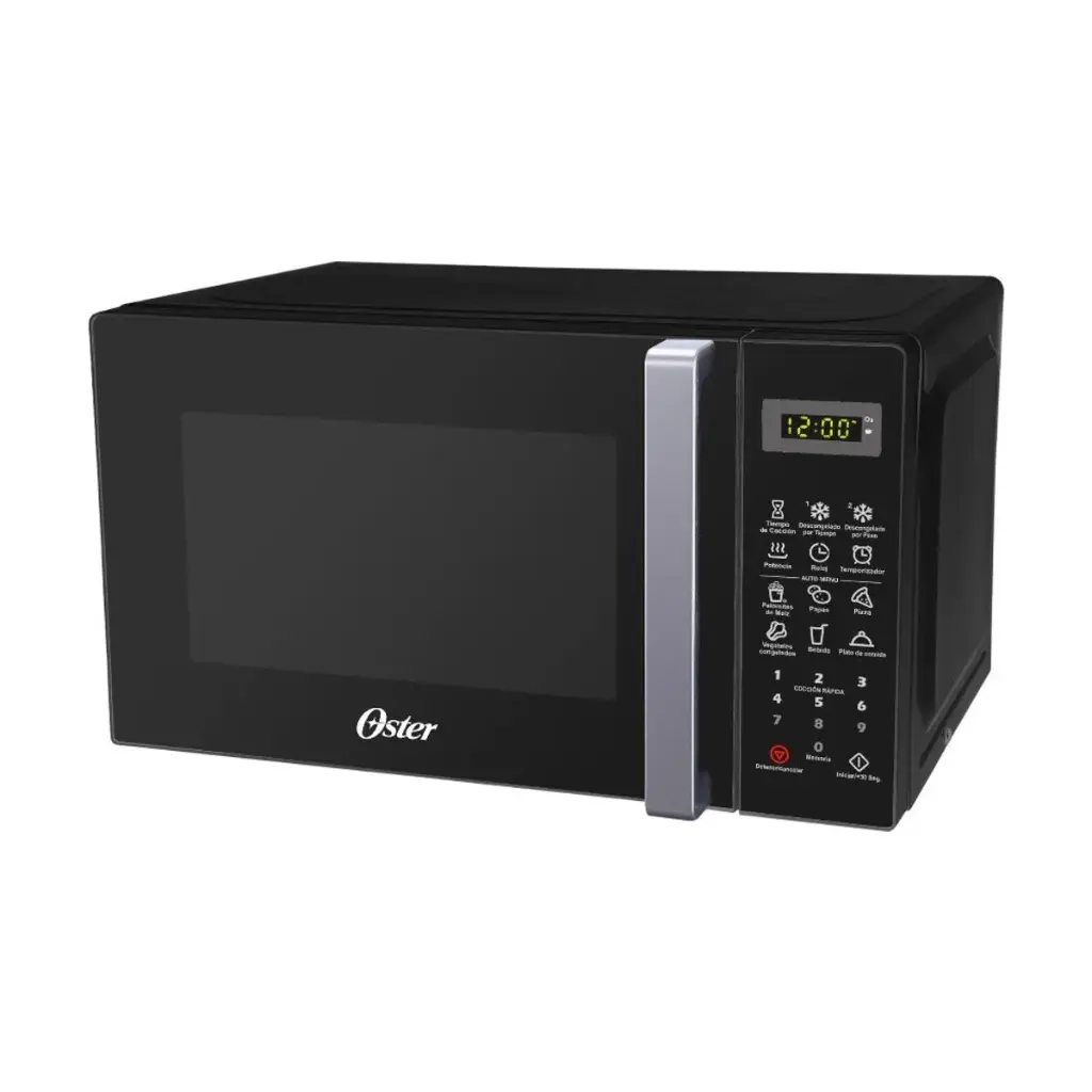 HORNO MICROONDAS OSTER 0.9 PIES 25 LITROS CONTROL DIGITAL NEGRO MOD. OGBM2502