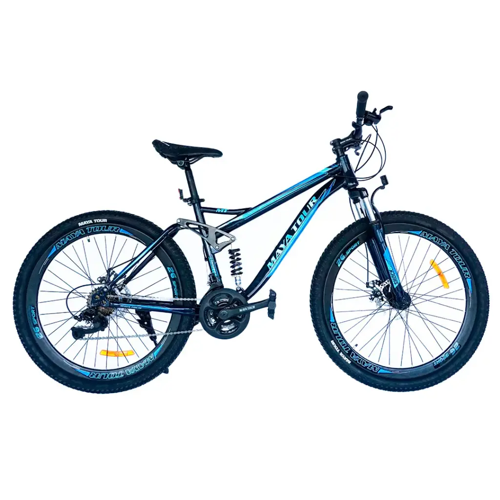 BICICLETA 26 MAYA TOUR BI80026 12VEL DOBLE SUSPENSION 060027