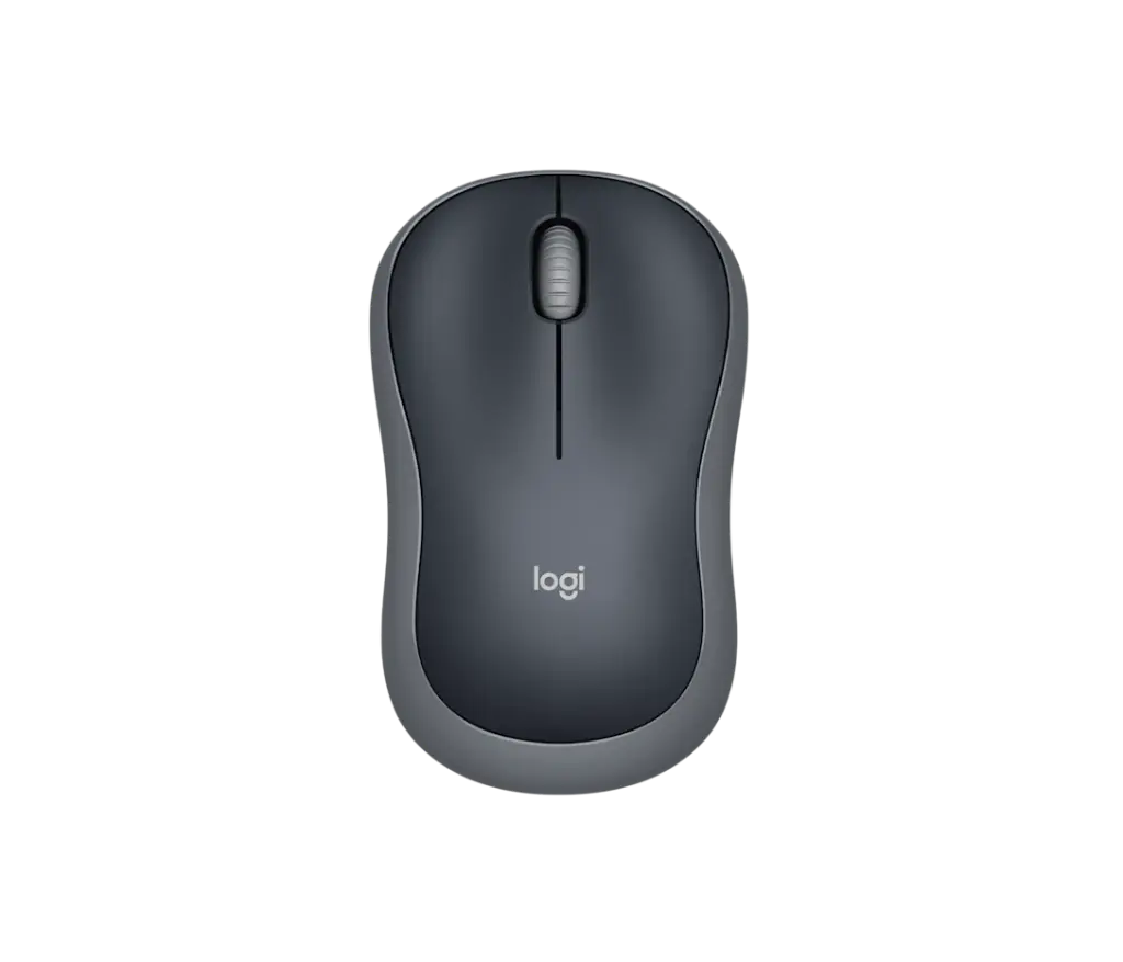 MOUSE LOGITECH INÁLAMBRICO M185 PLATA OSCURO 2.4GHZ USB 910-002225