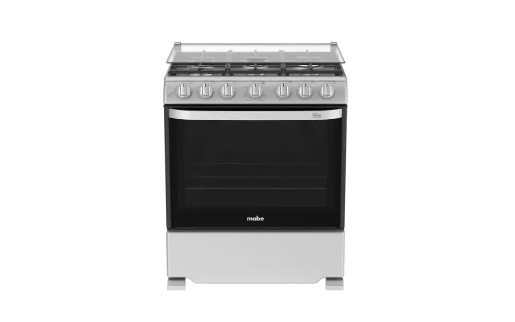 ESTUFA MABE 30 PULGADAS SILVER 6 HORNILLAS WEM7659CFIS3