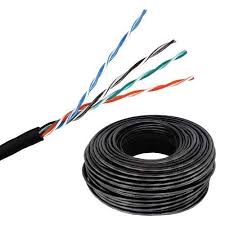 METRO DE CABLE UTP CAT5E CCA PARA EXTERIORES 305MTS
