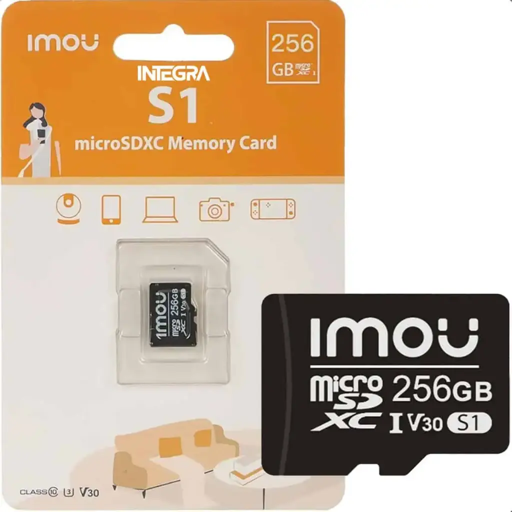 MICRO SD TARJETA DE 256GB (CLASE 10), IMOU ST2-256-S1
