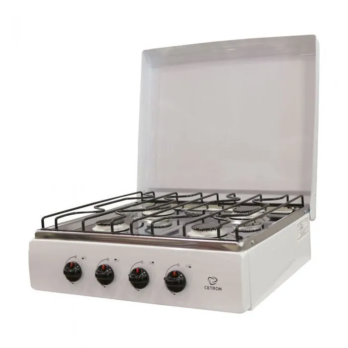 COCINETA CETRON 4 HORNILLAS BLANCA C/TAPA CC20TBX0 070021 