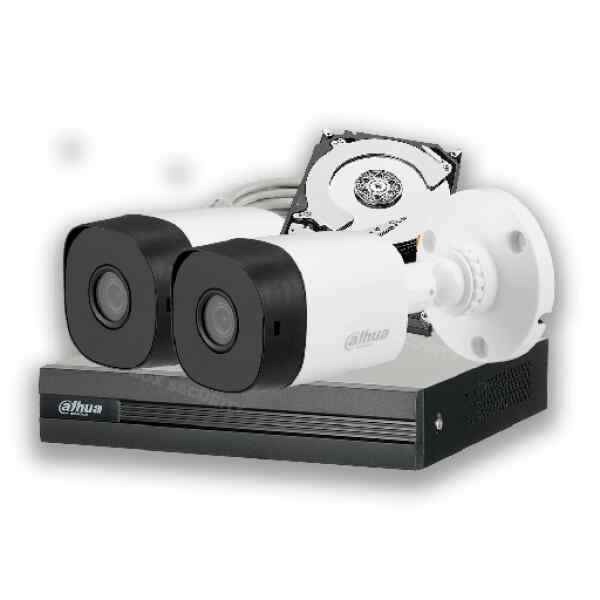 COMBO 2 CÁMARAS 4K=8PMX 30M IR CON AUDIO C8X-2A