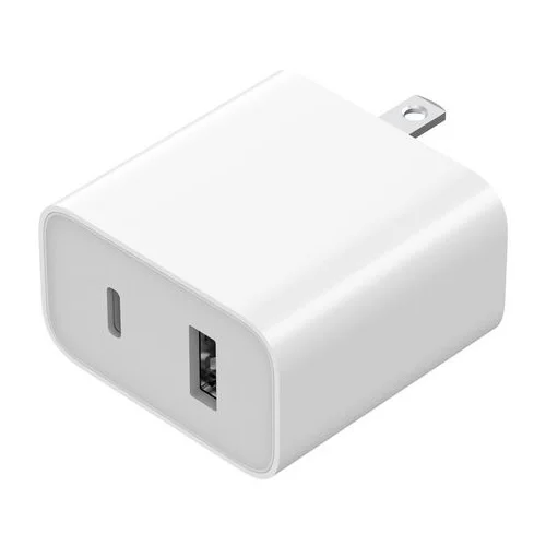 CARGADOR XIAOMI 1 PUERTO USB-C Y 1 USB-A FAST CHARGER 33W PARED BLANCO 32426