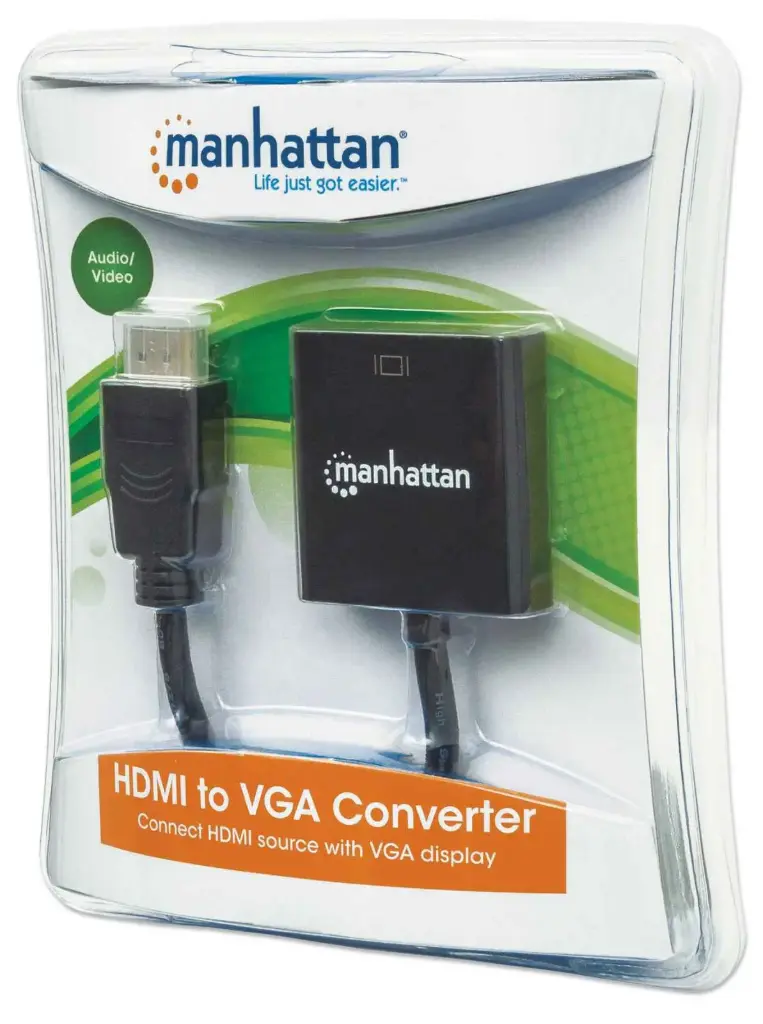 CONVERTIDOR MANHATTAN 151436 DE HDMIA A VGA AD-MH-HDMIVG436