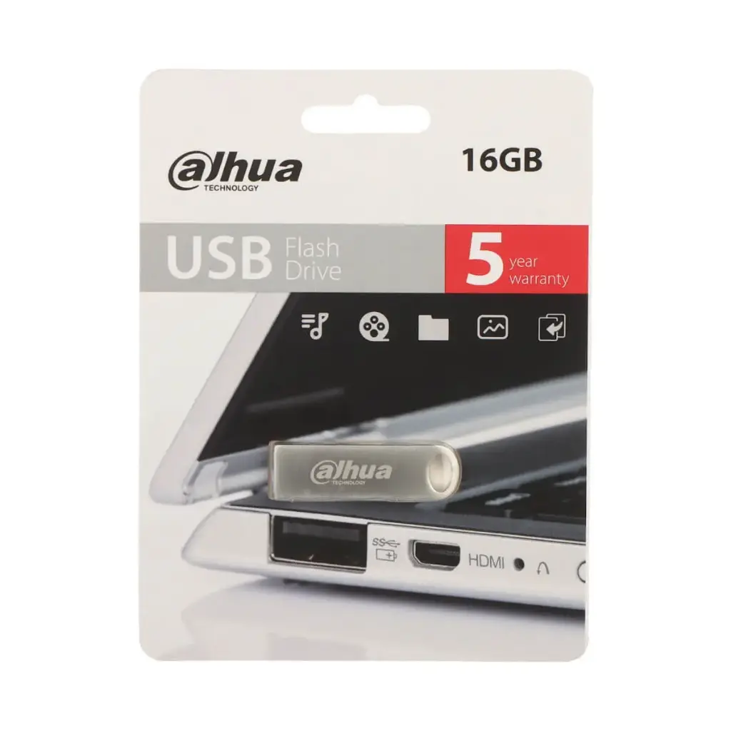 MEMORIA USB DE 16GB DAHUA DHI USB U106 20 16GB, 2.0 HIK639 DHA903