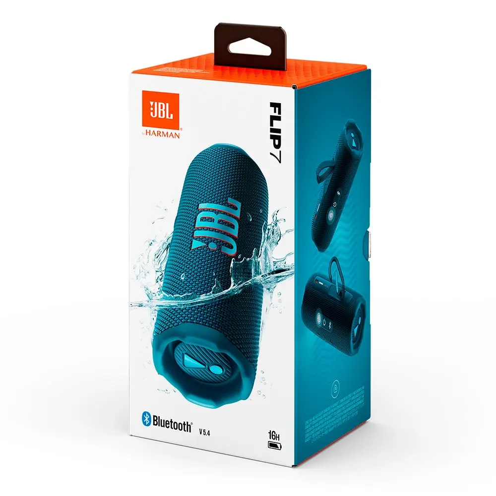 BOCINA JBL FLIP 7 BOCINA PORTÁTIL BLUETOOTH AZUL JBLFLIP7BLUAM MM114JBL39