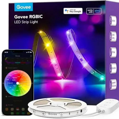 LUZ LED GOVEE RGBIC LED STRIP LIGHTS CON LUZST-GV-LDPR16
