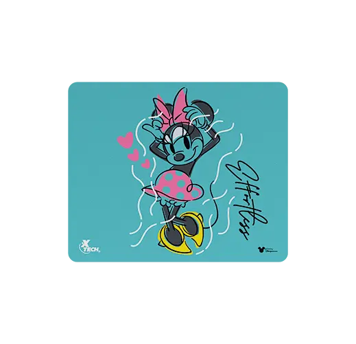 MOUSE PAD XTECH XTA D100MM MINNIE MOUSE 8.6X7  MPAD-XT-M100MM