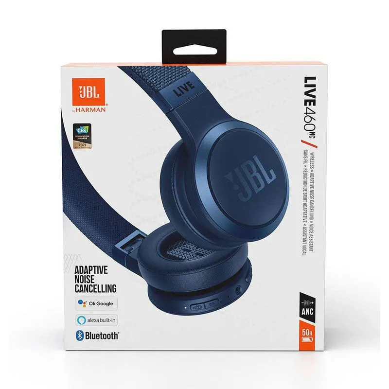 AUDIFONO JBL HEADPHONE BT LIVE 460 BLUE JBLHEADPHONEBLUE