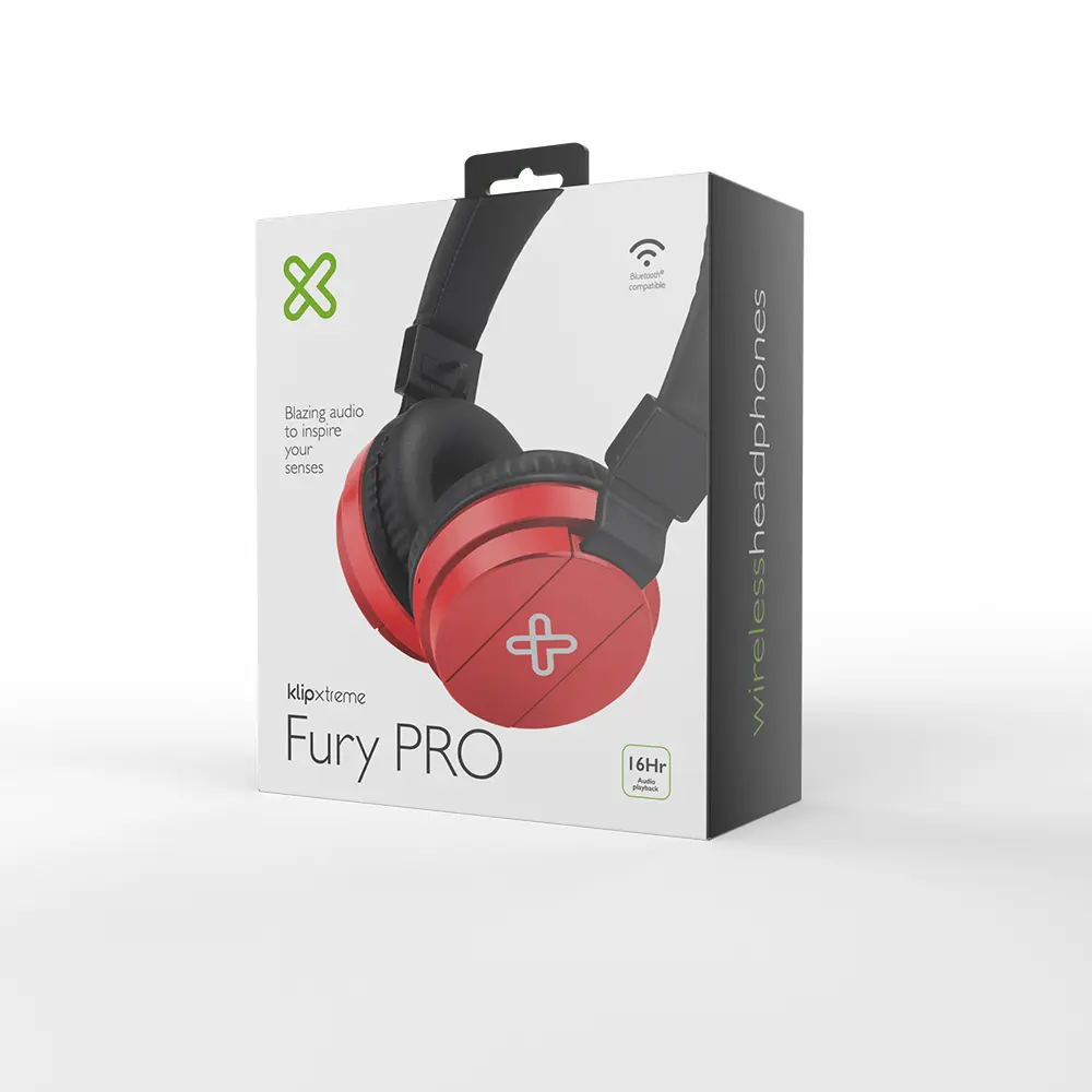AUDIFONO KX HEADPHONES WLS BT ON EAR 16HRS BLUETOOTH ROJO KWH-001RD 