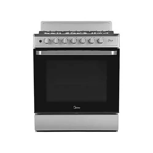 ESTUFA MIDEA 30 PULGADAS 6 HORNILLAS GRIS MGS30FS1BEABG