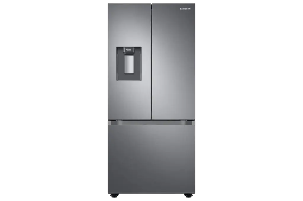 REFRIGERADOR SAMSUNG 22 PIES 3 PUERTAS CON DISPENSADOR PLATEADO MATE RF22A4220S9/AP