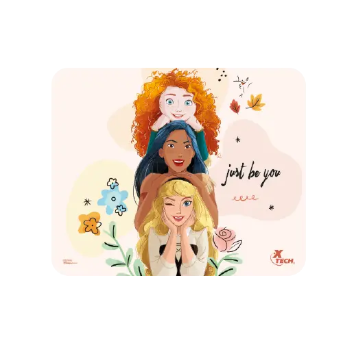 MOUSE PAD XTECH XTA D100PS PRINCESAS DE DISNEY 8.6X7 