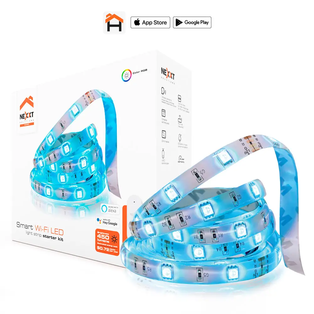 TIRA DE LUZ NEXXT HOME SMARTLED LIGHT STRIP RGBIC 5M110/220V NHB-S613
