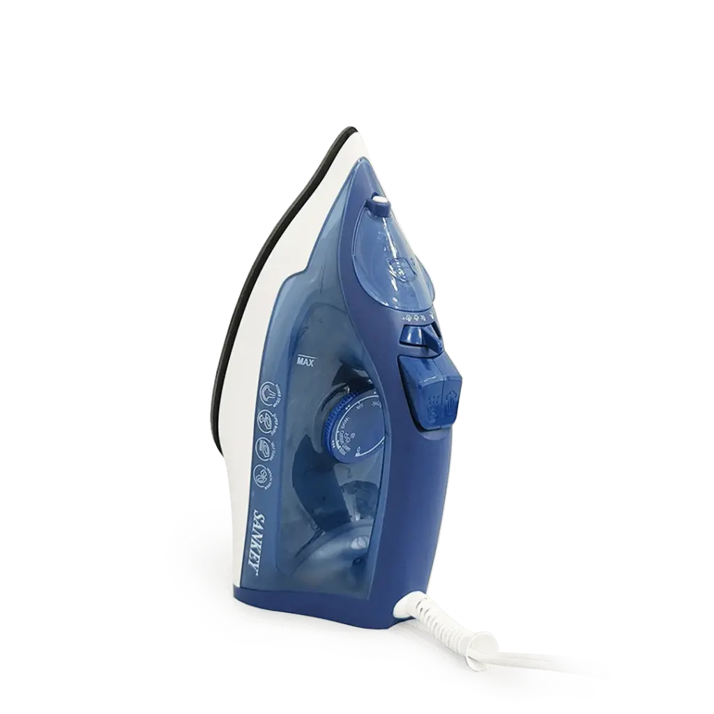 PLANCHA DE VAPOR SANKEY BASE ANTIADERENTE AZUL PV189