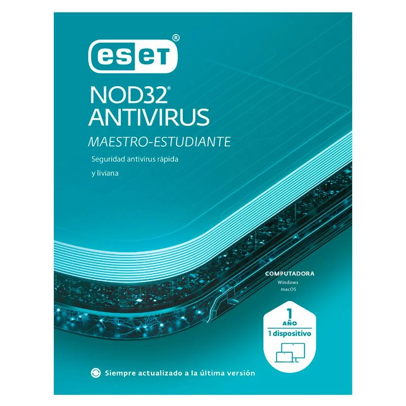 LICENCCIA ESET NOD32 ANTIVIRUS 1PC 1 YEAR ESD TO PRINT SS518NOD51