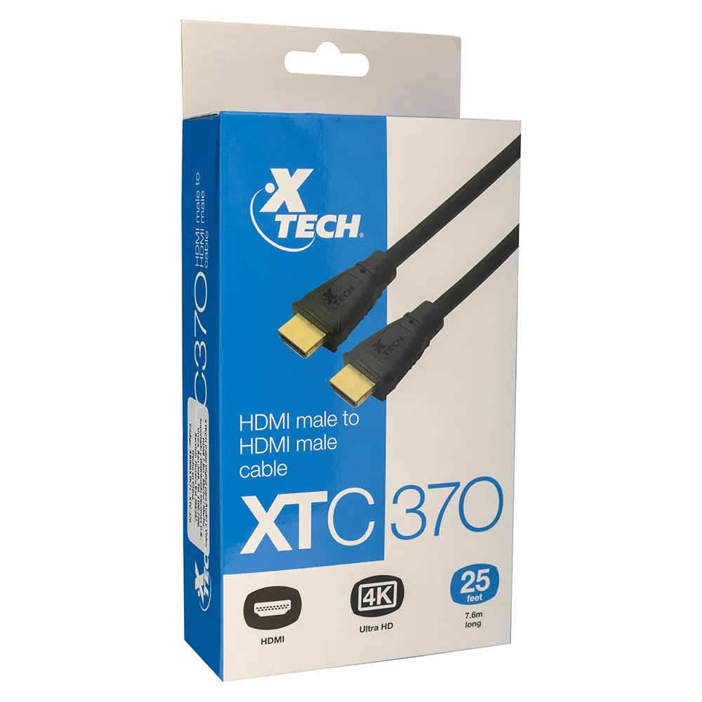 CABLE HDMI XTECH 25FT M/M XTC 370 XTC-370
