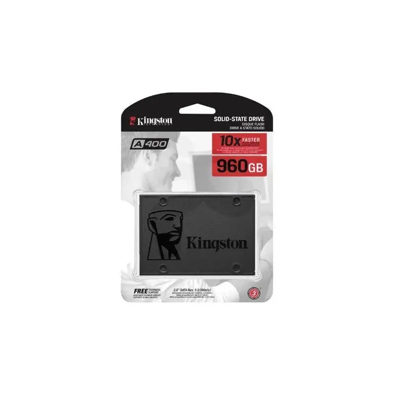 DISCO SOLIDO KINGSTON SSD 960GB A400SATA3 2.5 SSD (7MM HEIGHT) DH960KNG11