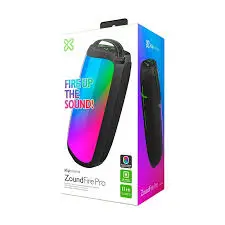 BOCINA KLIPXTREME SPEAKER BT LED LIGHT 16W IPX6 TWS 11HR KBS-350BK