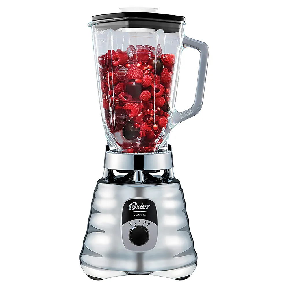LICUADORA OSTER 3 VELOCIDADES CROMADA CON PERILLA ERGONOMICA 1000W  BLST4655 013 030050