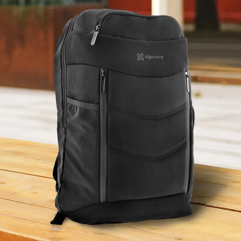 MOCHILA KX BKPK LAPTOP KNB 583 16 18KG LOAD BLACK KNB-583