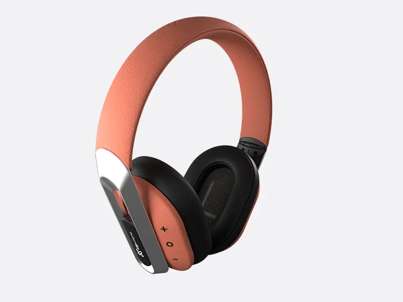 AUDIFONOS KLIP XTREME HDPN WLS BT ON EAR 40HRS CORAL W/HARD CASE KWH-750CO