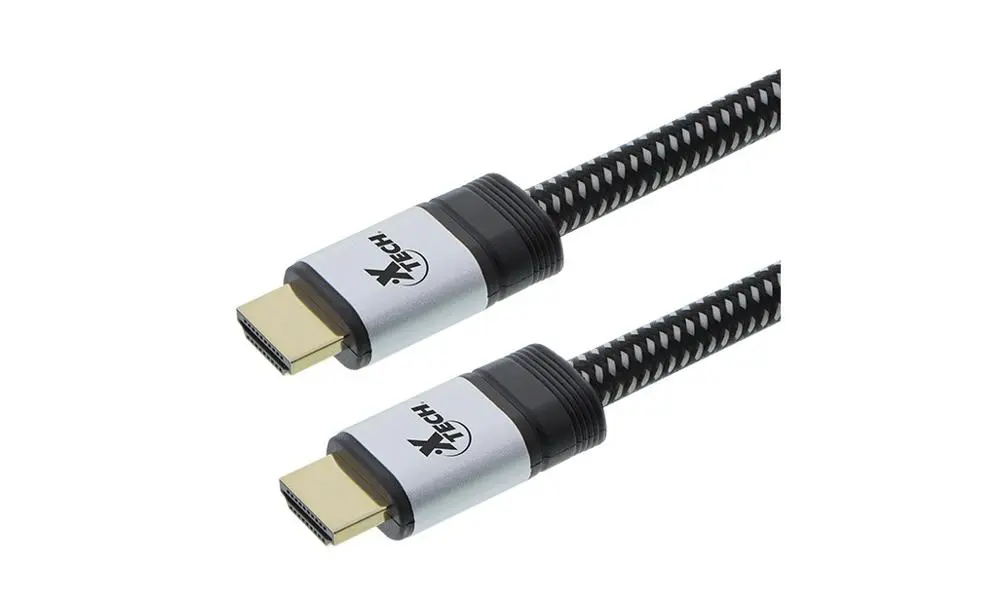 CABLE  XTECH HDMI M TO HDMI M HIGH SPEED BRAIDED 6FT XTC-626