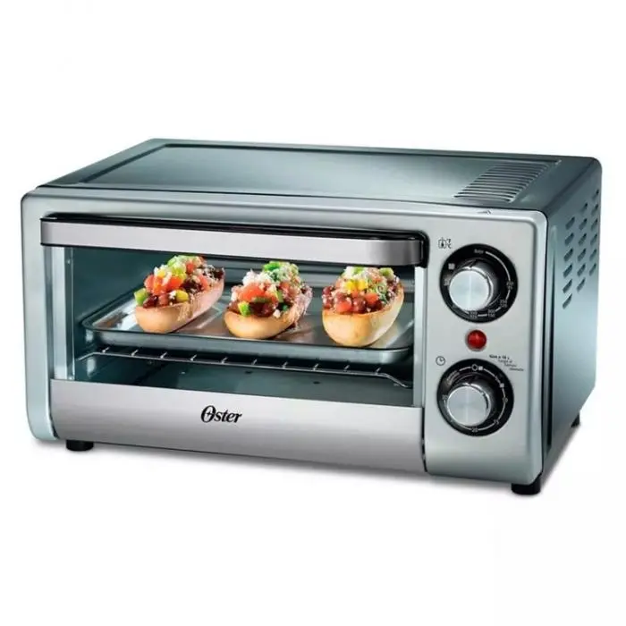 HORNO TOSTADOR OSTER 10L MANUAL ACERO INOXIDABLE  POTENCIA DE 1050W TSSTTV10LTB 013