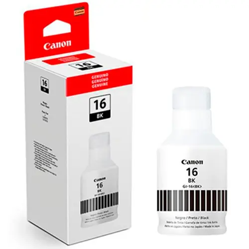 BOTELLA DE TINTA CANON G1‑16 BK NEGRA ORIGINAL 4408C001AA