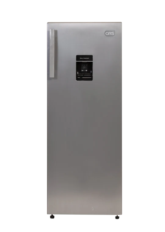 REFRIGERADOR GRS 8 PIES 2 PUERTAS CON DISPENSADOR DE AGUA BLACK/GREY  GRD8TAB 320121