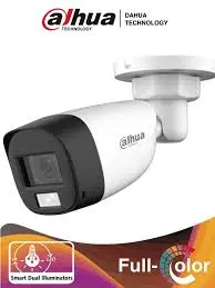 CÁMARA BULLET DE 2MP SMART LIGHT DE 40MTS AUDIO BIDIRECCIONAL DH-HAC-HFW1200TLMN-IL-T