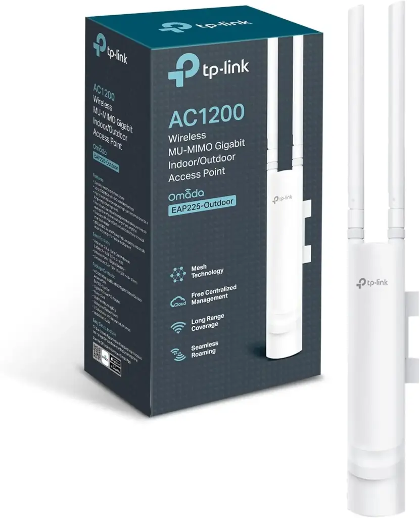 TP LINK OMADA AC1200 WIRELESS DUAL BAND GIGABIT ACCESS POINT AEP225