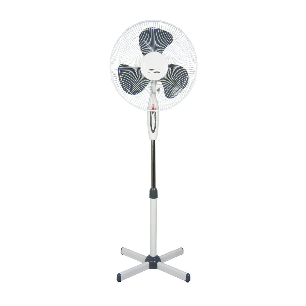 VENTILADOR BELTEK BLANCO Y AZUL 16 PIES PEDESTAL US16058A 
