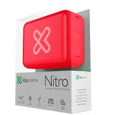 BOCINA KLIPXTREME SPKR BT IPX7 TWS 20HRS CORAL NARANJA KBS-025OR