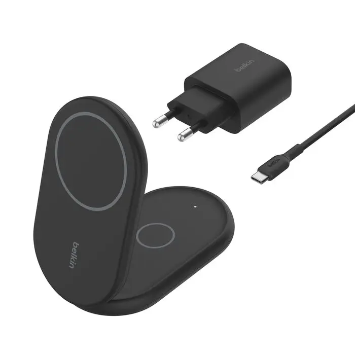 CARGADOR BELKIN QI2 15W 2 IN 1 FOLDABLE BLACK WIZ028ttBK
