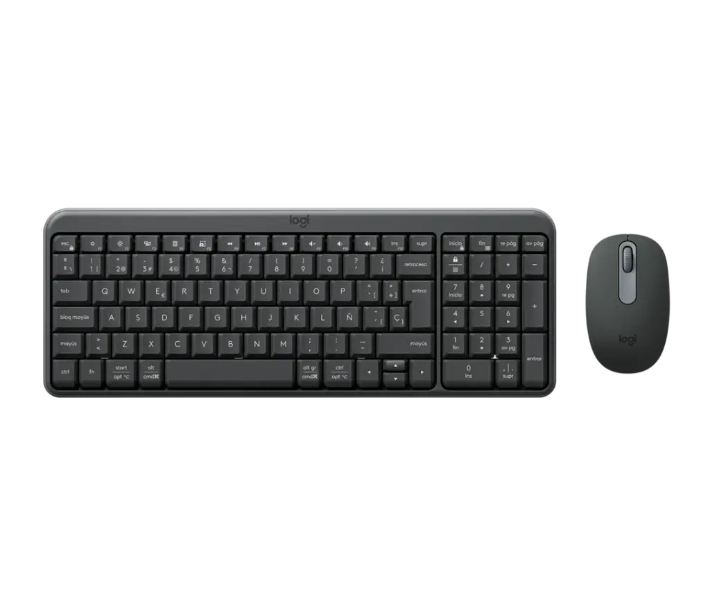 TECLADO Y MOUSE LOGITECH MK250 COMPACT BLUETOOTH WIRELESS SPANISH INALAMBRICO