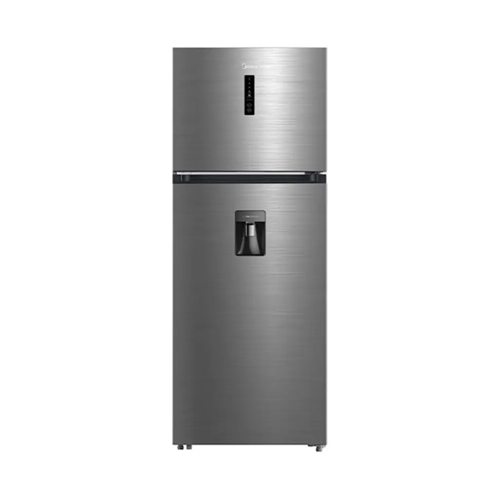 REFRIGERADOR MIDEA 13 PIES 2 PUERTAS CON DISPENSADOR MDRT489MTM46W