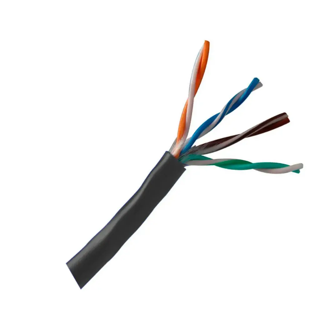 METRO DE CABLE UTP CAT5E CCA PARA EXTERIOR SPRYWIRE CERTIFICACIONES CE, ROHS, REACH SWE-CAT5E-EXT-MTS