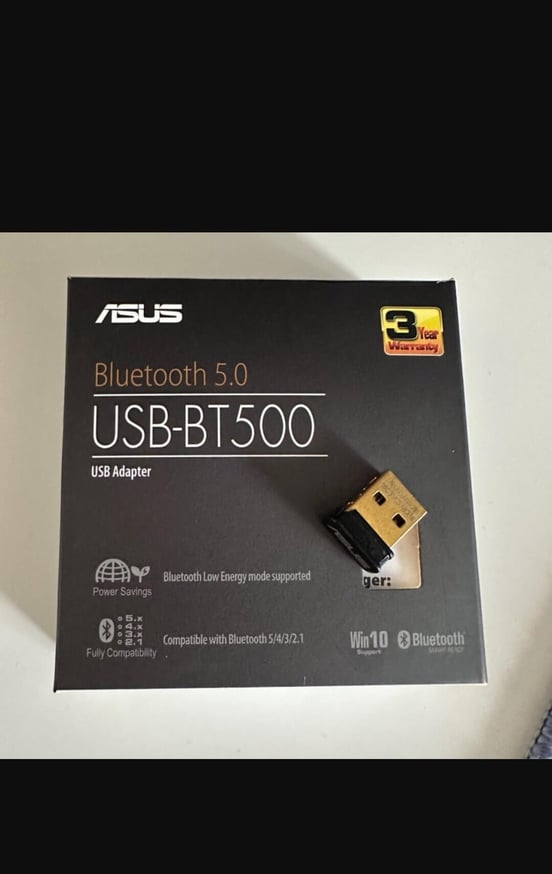 ADAPTADOR ASUS USB A BLUETOOTH 5.0 USB BT500 ADAP-ASUS BT500