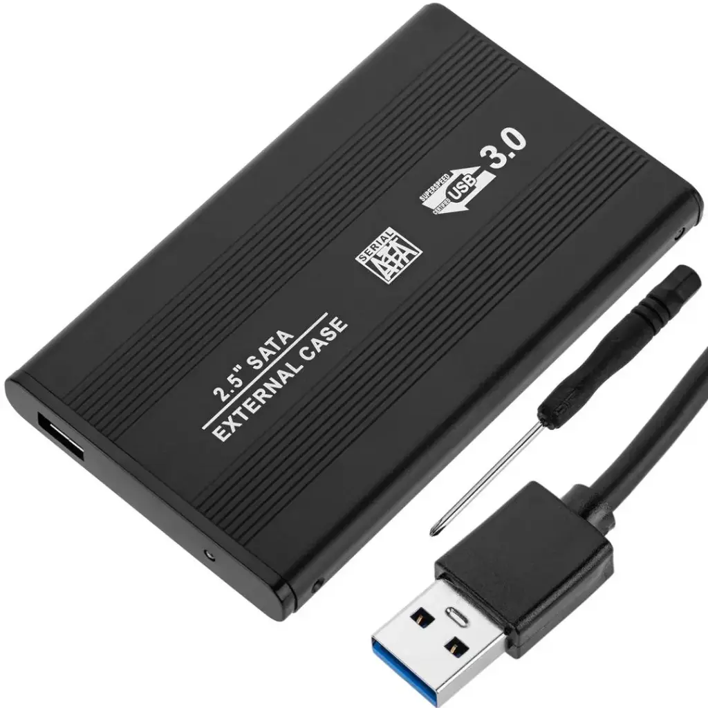ADAPTADOR ENCLOSURE PARA DISCO 2.5  USB 3.0 DE ALUMINIO ARG-AC-1033