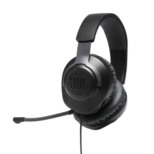 AUDIFONO JBL QUANTUM 100 PARA GAMING NEGRO AUX 3.5MM AUDIF-JBL-Q100N