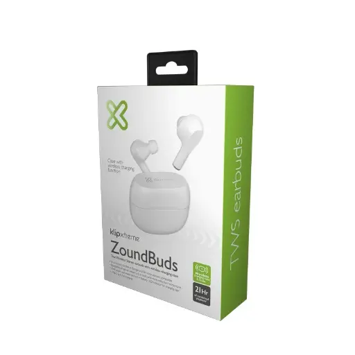 AUDIFONO KLIP XTREME BLIETOOTH ZOUNDBUDS TWS BLANCO KTE 250WH AUD-KLX-KTE250B