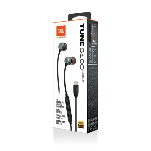 AUDIFONO JBL TUNE 310C BLACK JBLT310CBLKAM